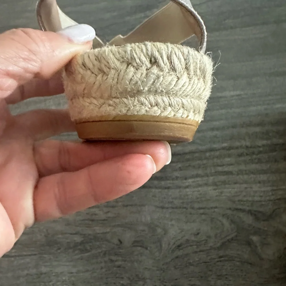 Kanna Metallic Silver and Gold Espadrilles‎